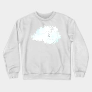 Windy - one line art Crewneck Sweatshirt